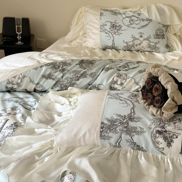 Embroidered Elegance Bedding Set