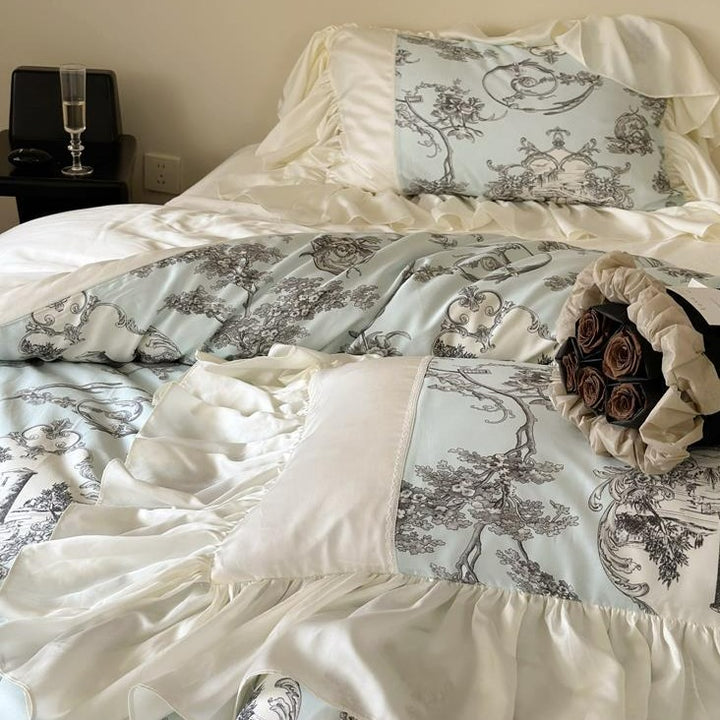 Embroidered Elegance Bedding Set