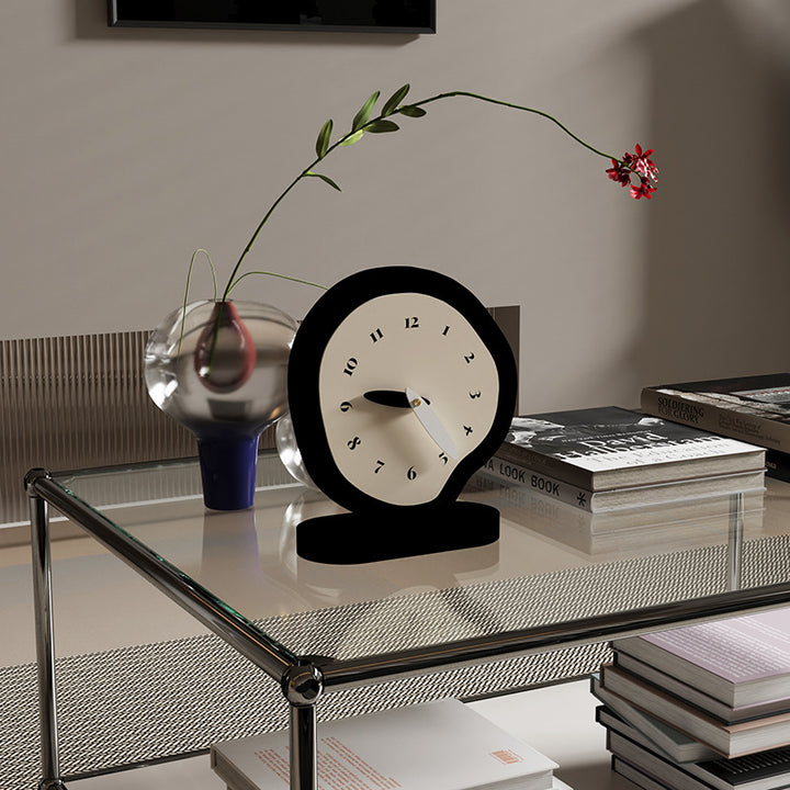 Charcoal Desk Clock