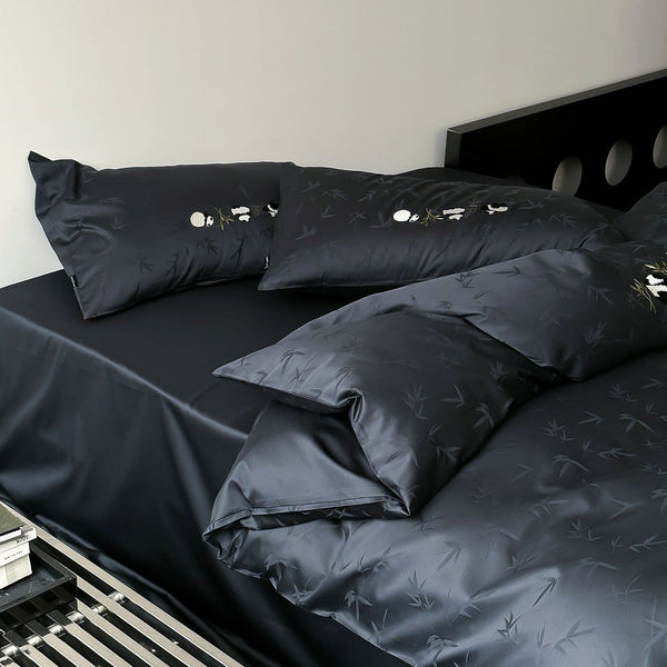 Panda Monochrome Luxury Bedding Set