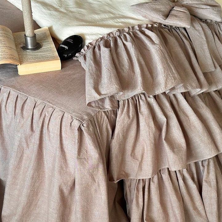 Taro Crepe Bedding Set