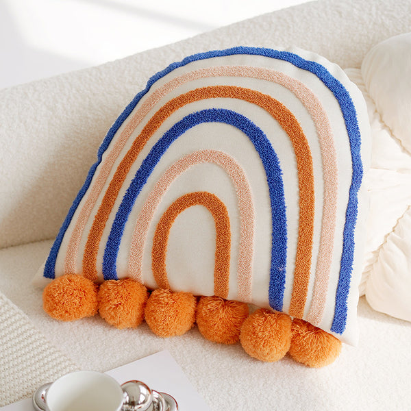 Rainbow Cascade Cushion