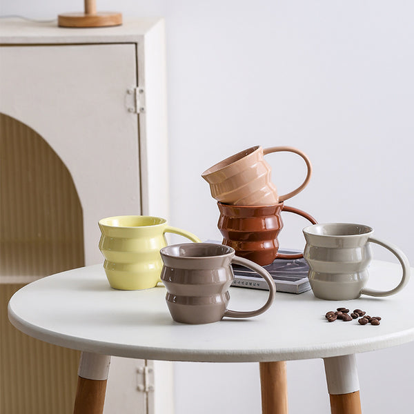 Wave Art Ceramic Cup