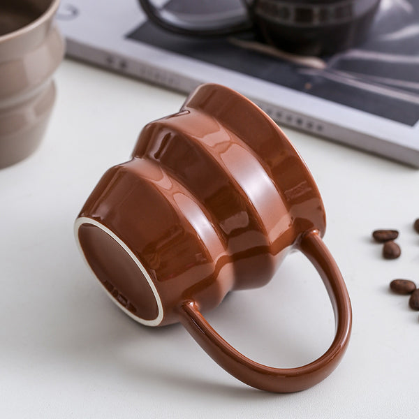 Wave Art Ceramic Cup