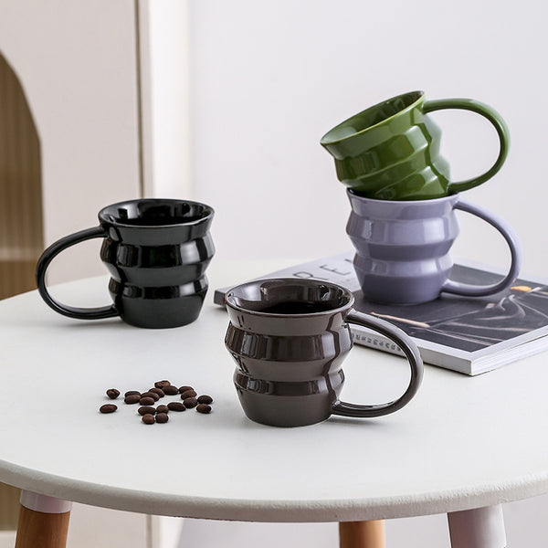 Wave Art Ceramic Cup