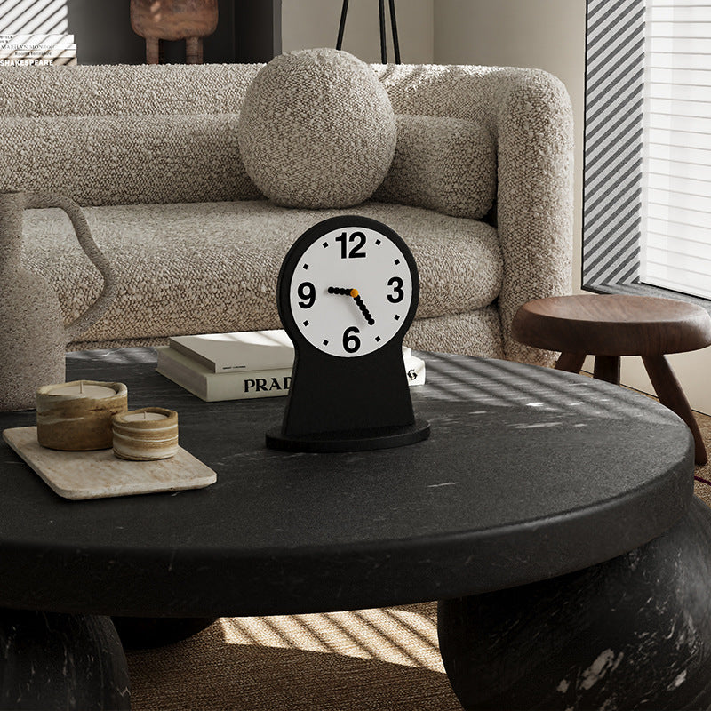 Black Minimalist Desk Clock