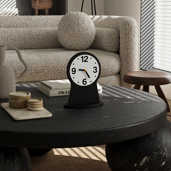 Black Minimalist Desk Clock