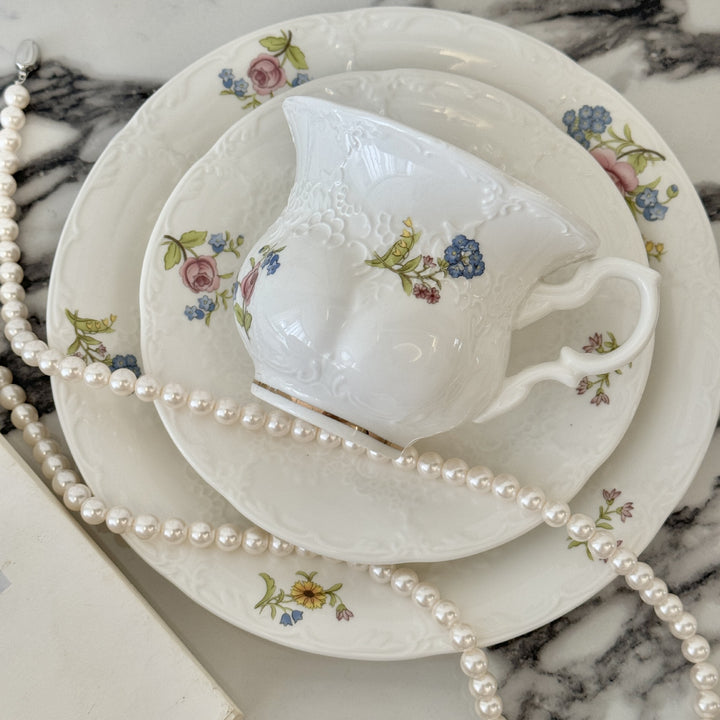 Blooming Rose Tea Cup Set