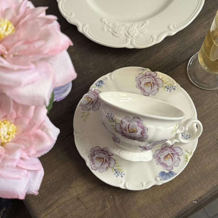 Lavender Petal Tea Cups