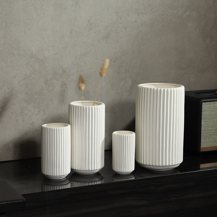 Versatile Fiber Cement Vase Collection