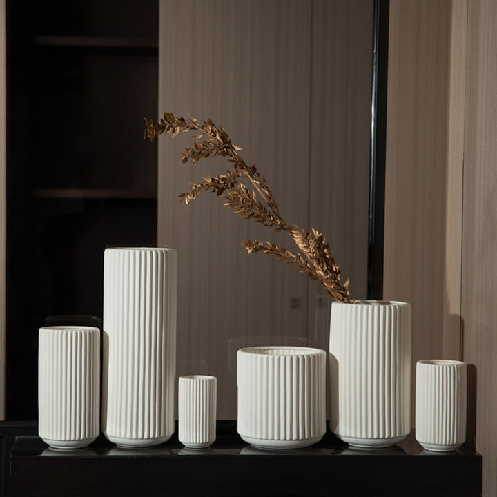 Versatile Fiber Cement Vase Collection