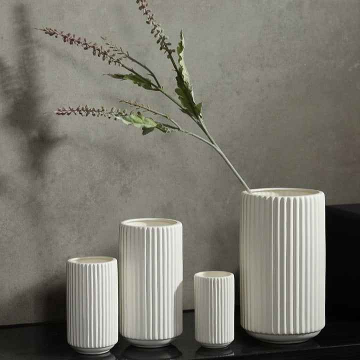 Versatile Fiber Cement Vase Collection