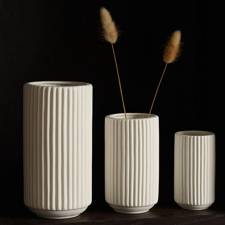 Versatile Fiber Cement Vase Collection