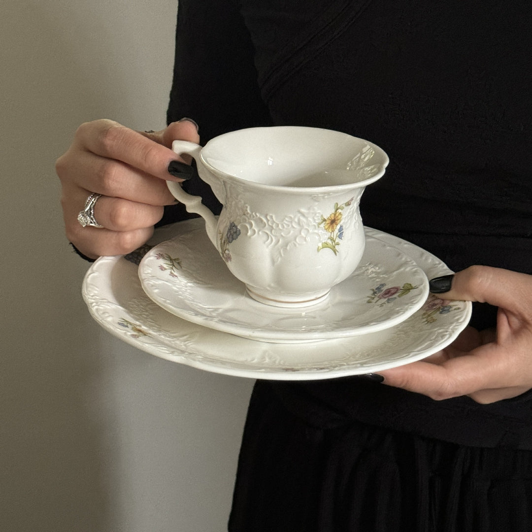 Blooming Rose Tea Cup Set