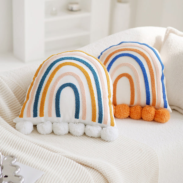 Rainbow Cascade Cushion