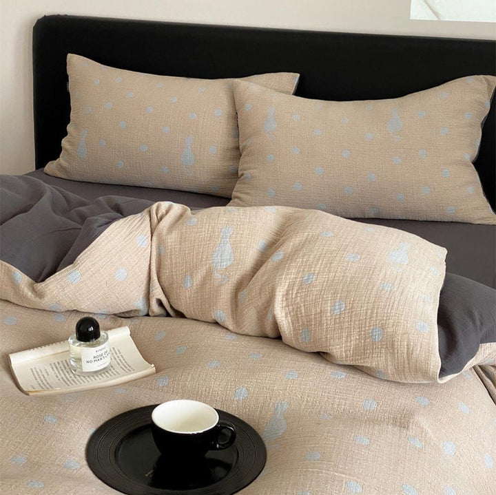 Vintage Cat Bedding Set