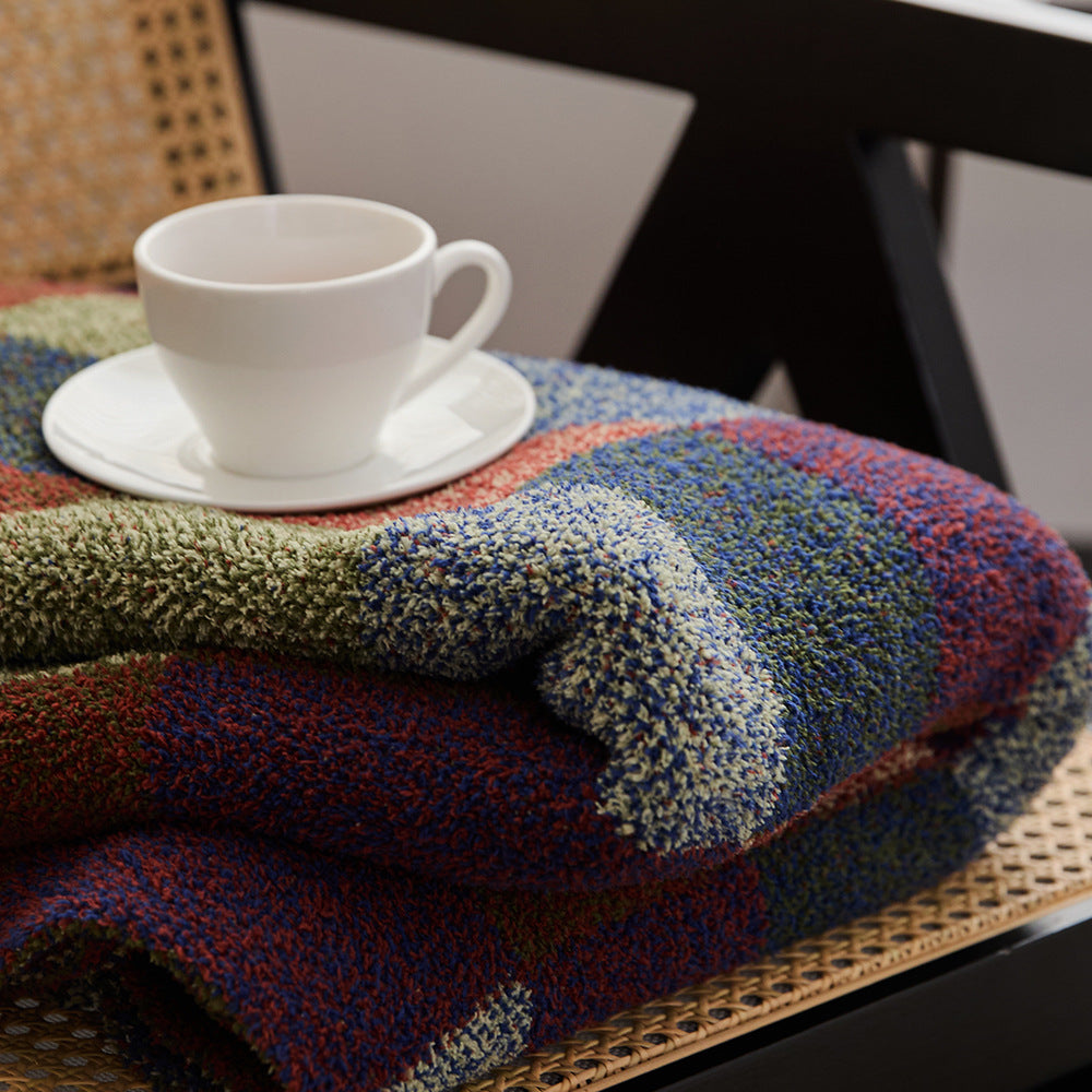 Colour Pop Check Blanket