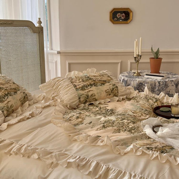 Nostalgic French Retro Bedding Set