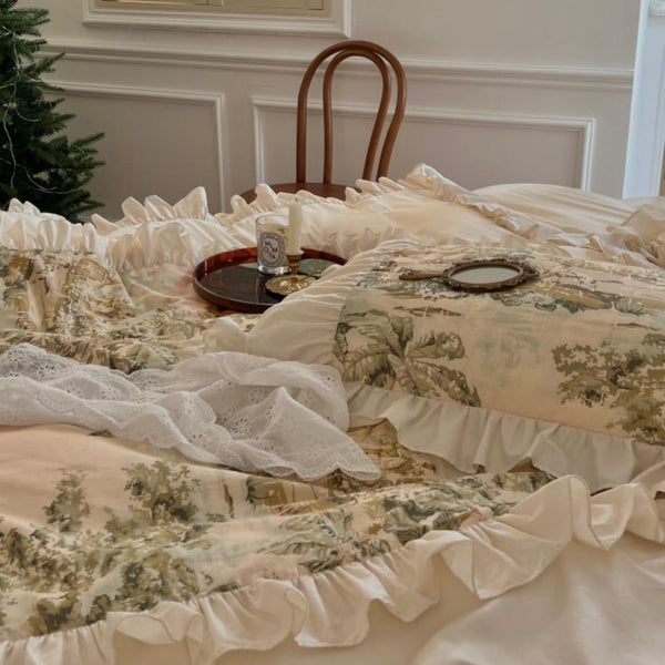 Nostalgic French Retro Bedding Set
