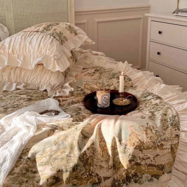 Nostalgic French Retro Bedding Set
