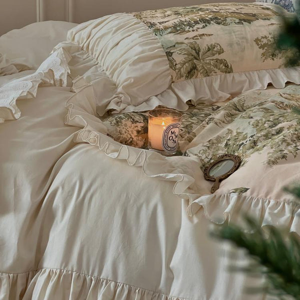 Nostalgic French Retro Bedding Set