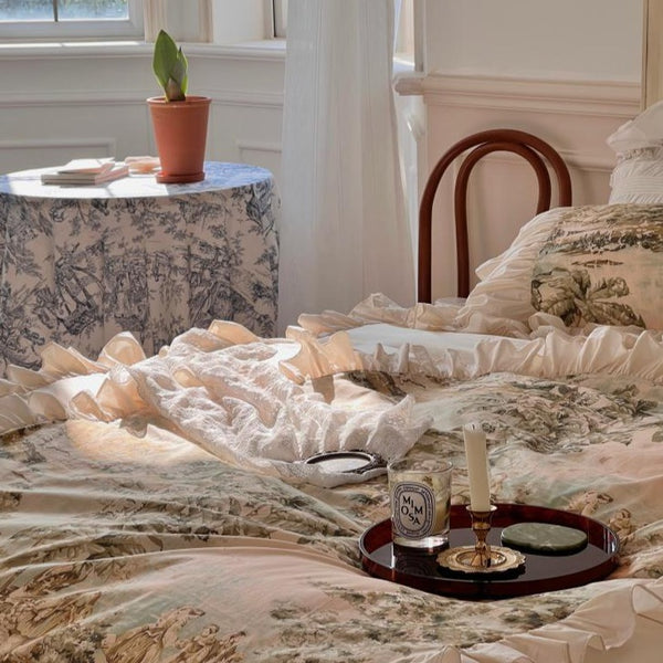 Nostalgic French Retro Bedding Set