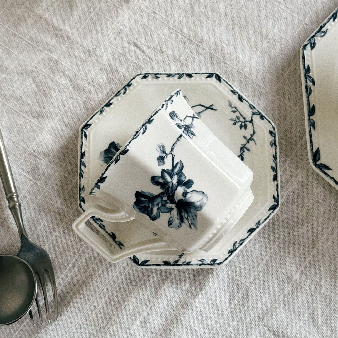 Floral Bird Print Plate