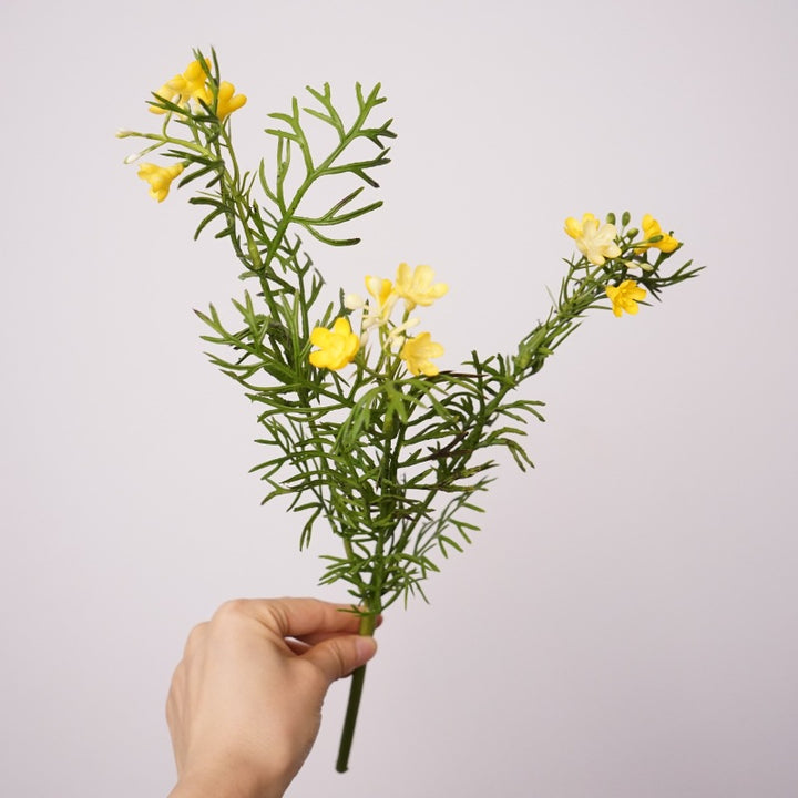 Faux Wintersweet Fern Sprig