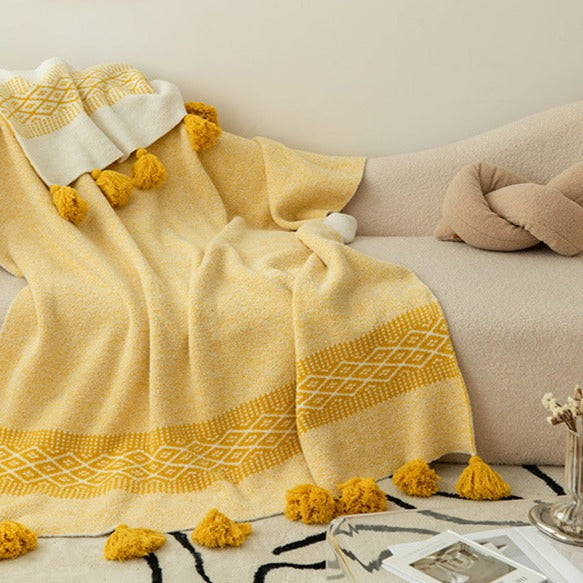 Gypsy Pom Pom Blanket