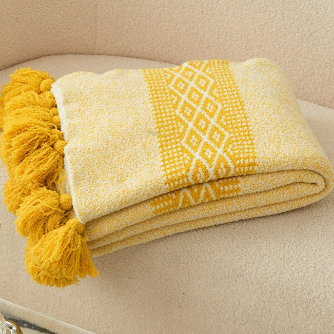 Gypsy Pom Pom Blanket