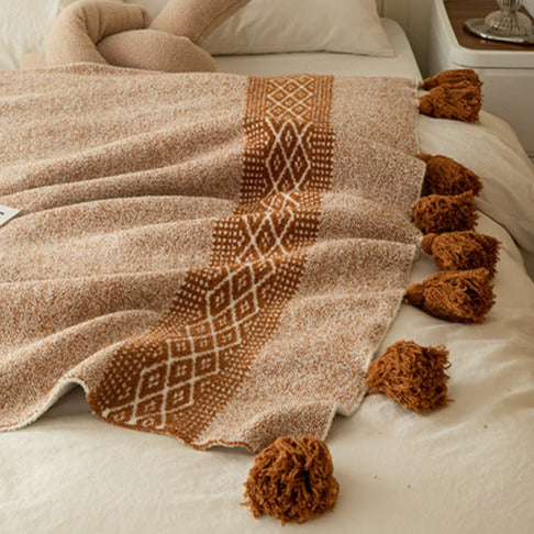 Gypsy Pom Pom Blanket