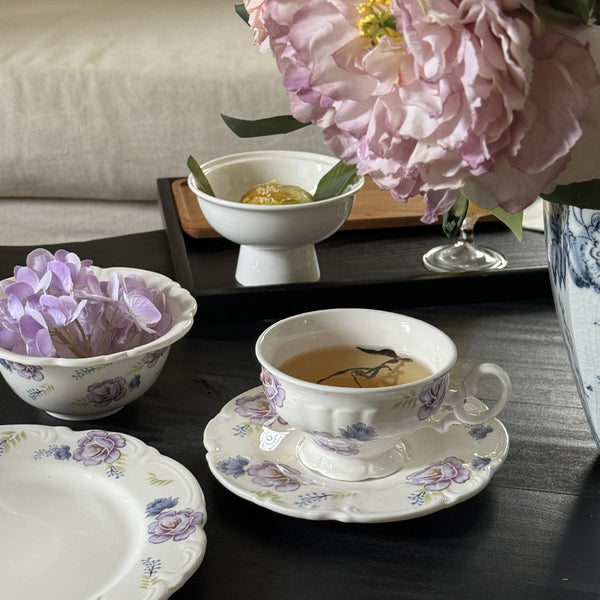Lavender Petal Tea Cups