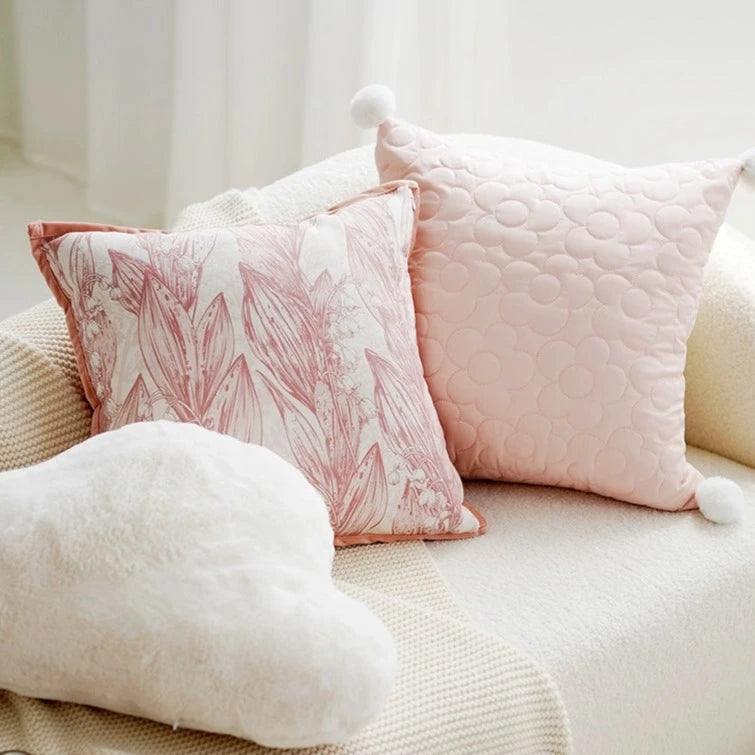 Blush Shade Cushion Collection