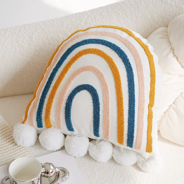 Rainbow Cascade Cushion
