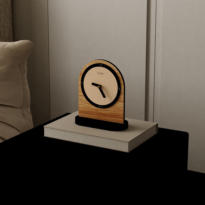 Wooden Desk Clock