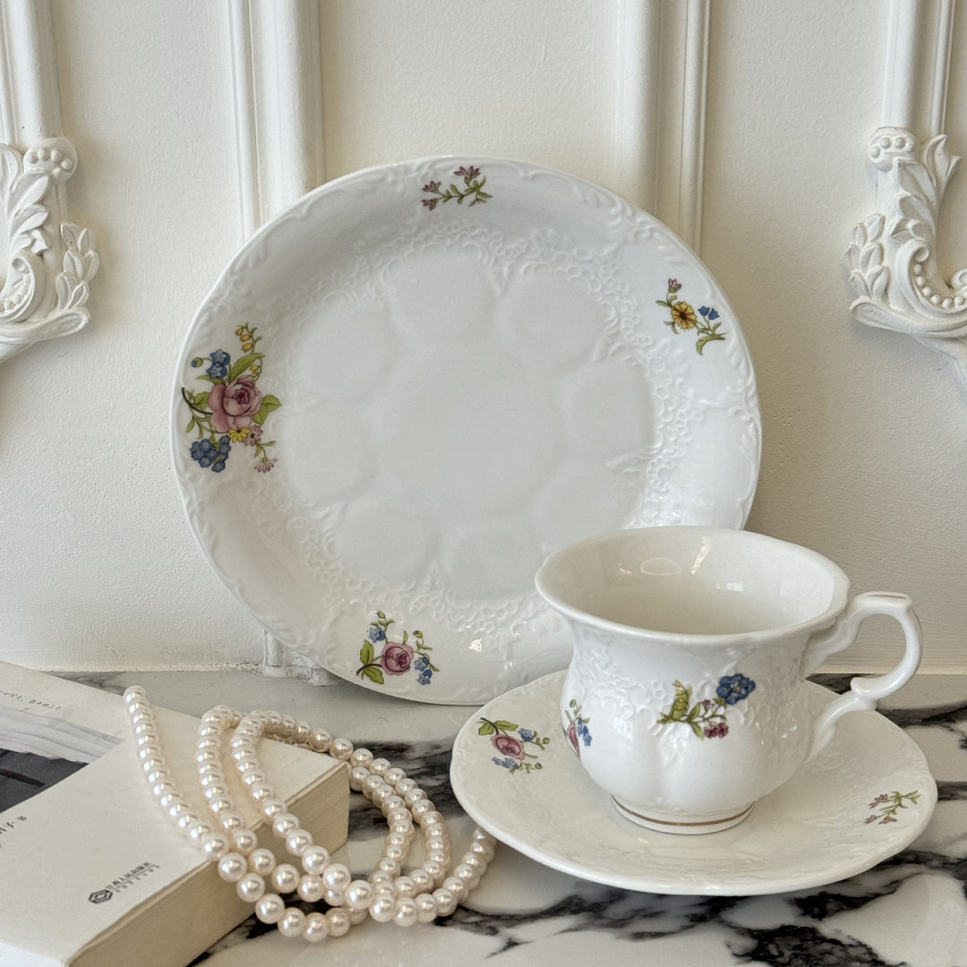 Blooming Rose Tea Cup Set