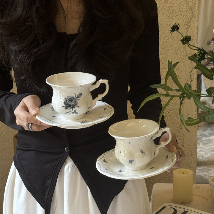 Blue Garden Tea Set