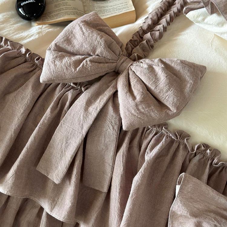 Taro Crepe Bedding Set