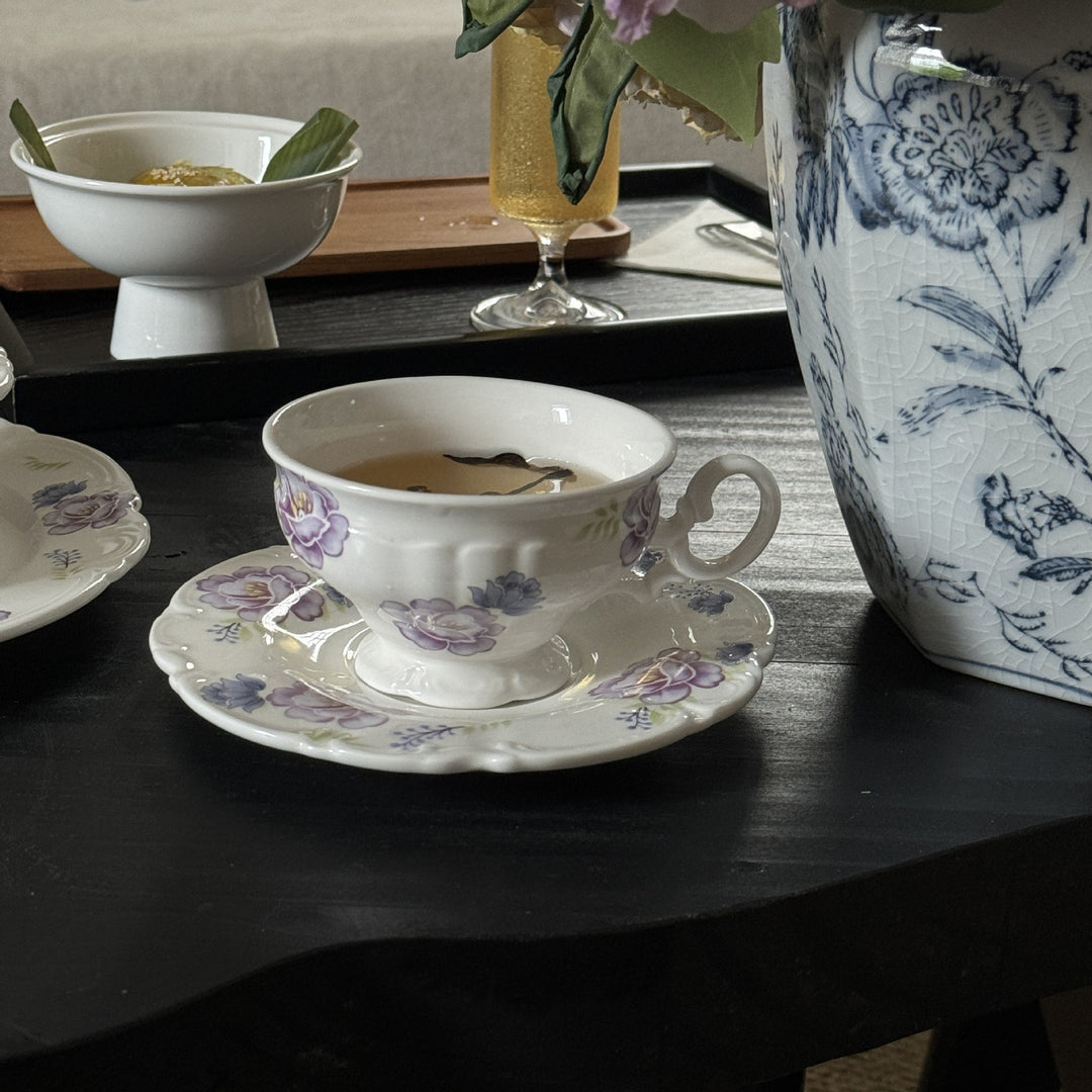 Lavender Petal Tea Cups