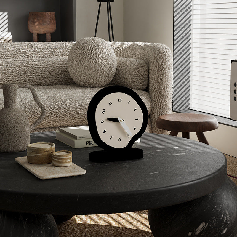 Charcoal Desk Clock