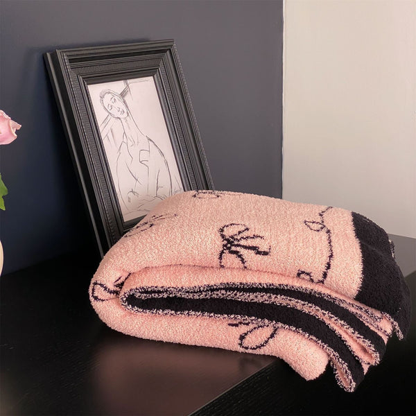 Hot Pink Ties Blanket