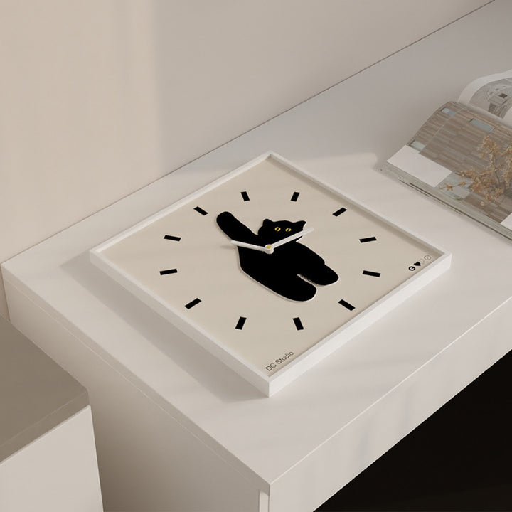 Cat-Themed Wall Clock