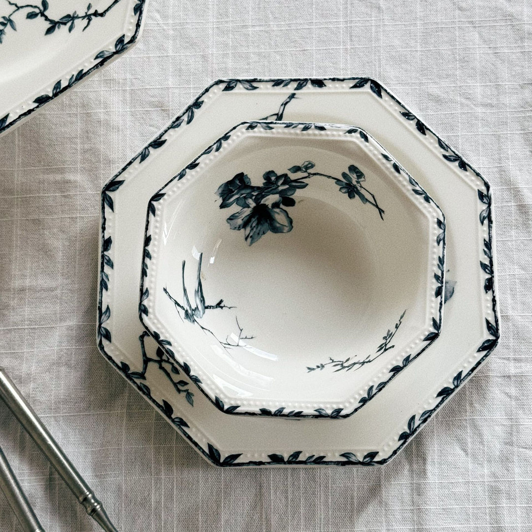 Floral Bird Print Plate