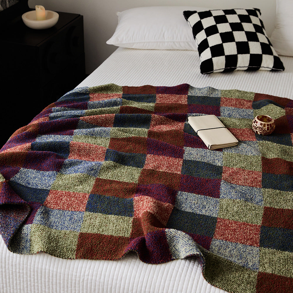 Colour Pop Check Blanket