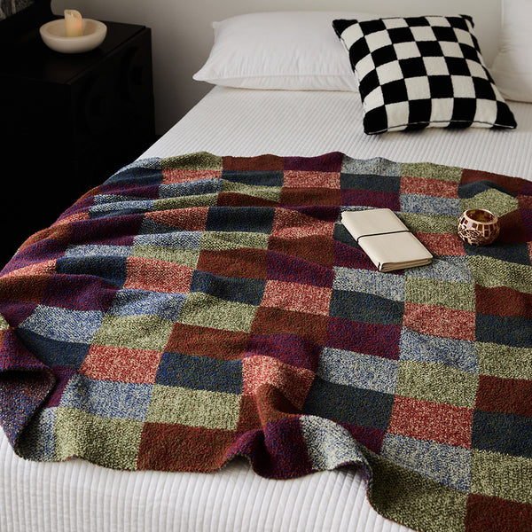 Colour Pop Check Blanket