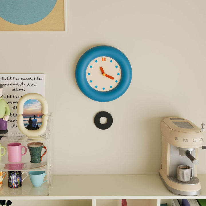 Ocean Blue Wall Clock