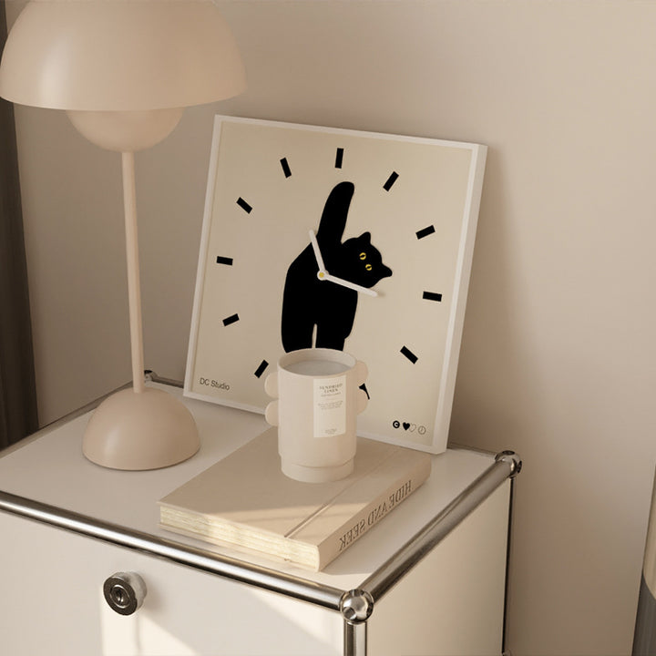 Cat-Themed Wall Clock
