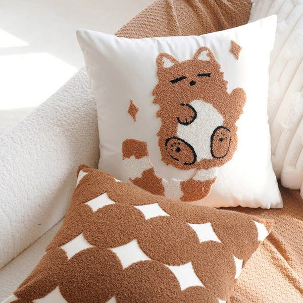 Furry Fantastic Fox Cushion