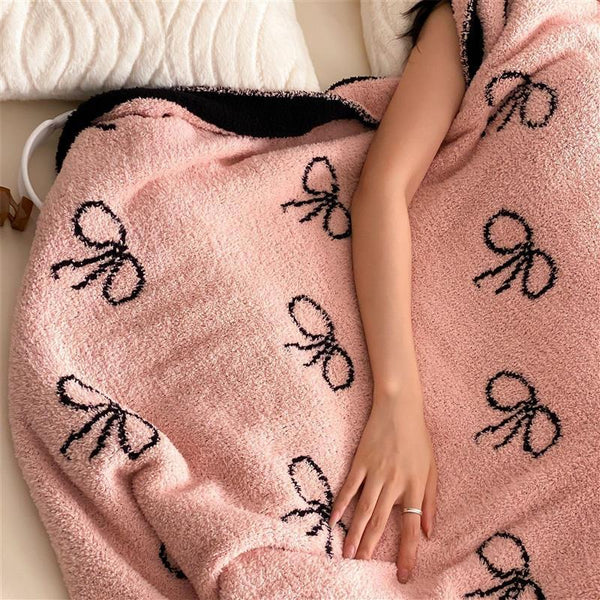 Hot Pink Ties Blanket