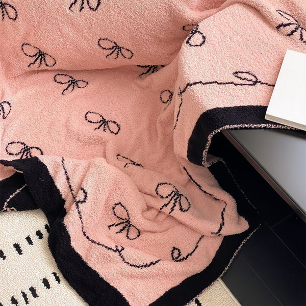 Hot Pink Ties Blanket